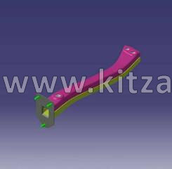 Тяга продольная переднего подрамника левая Chery Arrizo 8 205000101AA