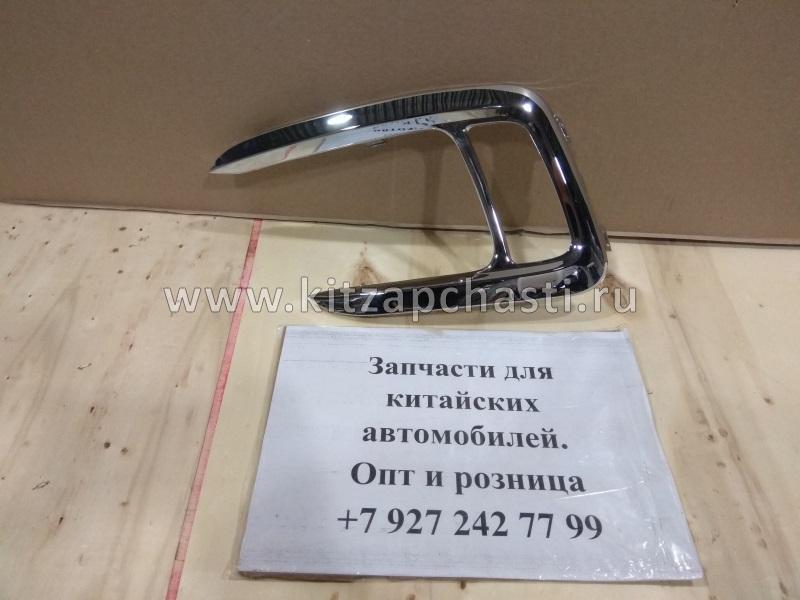 Декоративная решетка противотуманной фары левая Chery Tiggo 2 J69-2803523